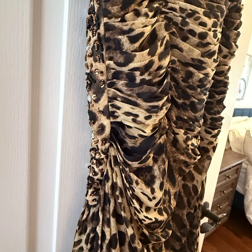 Leopard Print Evening Gown - Picture 6 of 9